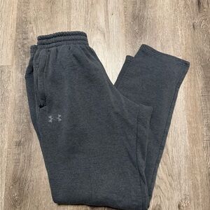 Under Armour Men’s Dark Gray Fleece Joggers Pants Size Medium NEW